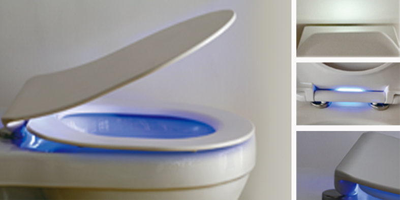 Toilet Seat with LED Light