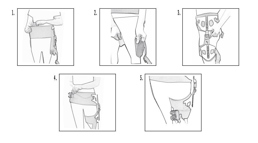 Instructions pour les orthèses de hanche