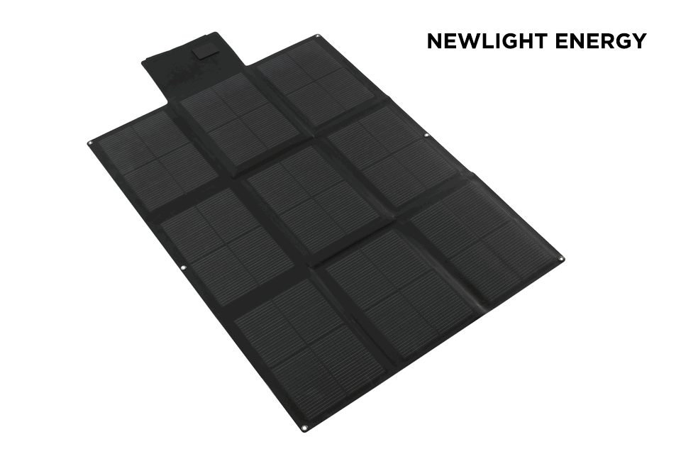 90W To 215W Foldable And Portable Solar Blanket With Fast Charger-NEWLIGHT ENERGY