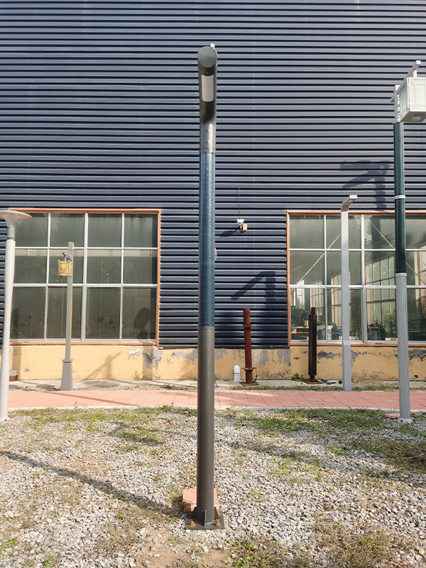 20W LED Solar Garden Light with Flexible solar panel on pole 2FSG040-NEWLIGHT ENERGY