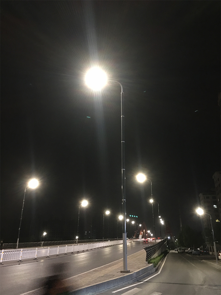 120W-150W Vertical Solar Light Pole With Flexible Solar Panel On Pole-NEWLIGHT ENERGY 120W-150W Vertical Solar Light Pole With Flexible Solar Panel On Pole-NEWLIGHT ENERGY