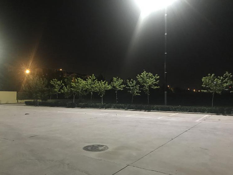 120W-150W Vertical Solar Light Pole With Flexible Solar Panel On Pole-NEWLIGHT ENERGY 120W-150W Vertical Solar Light Pole With Flexible Solar Panel On Pole-NEWLIGHT ENERGY