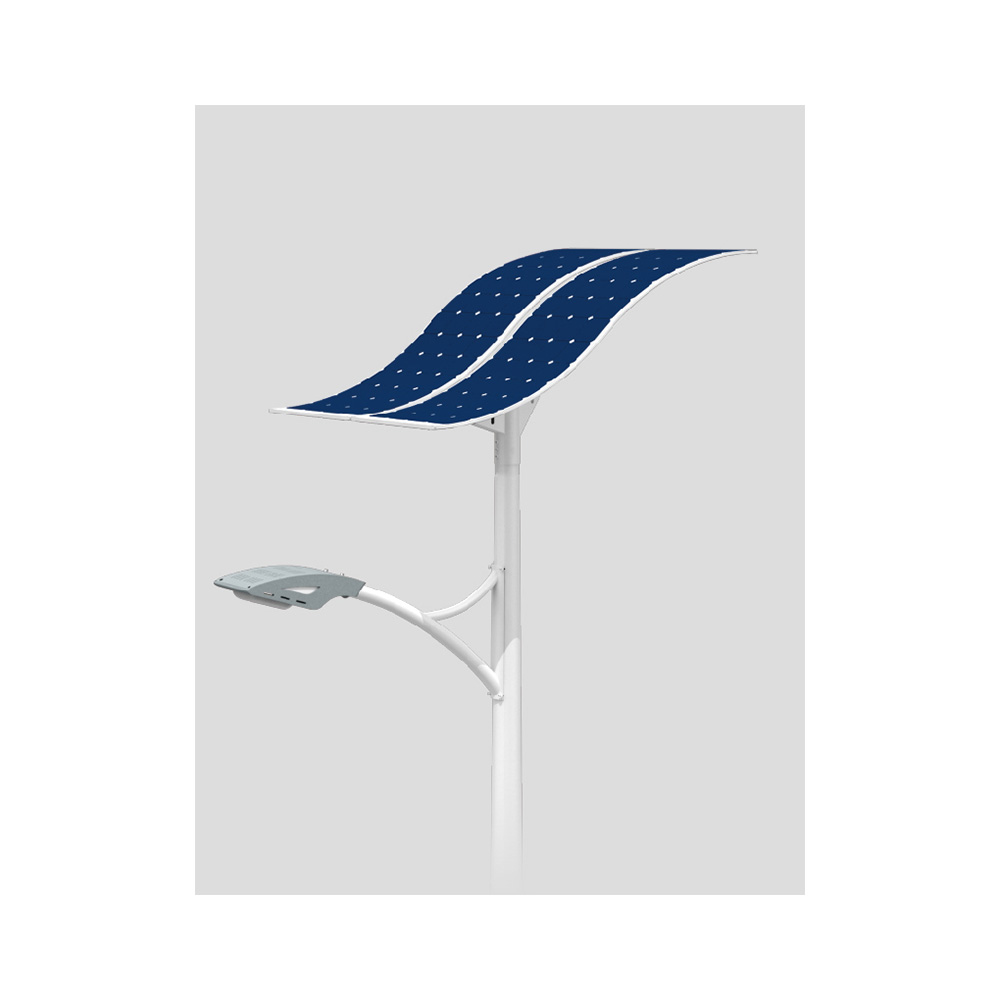 100W LED Wave Solar Street Light With Flexible Solar Panels-2FSG149-NEWLIGHT ENERGY