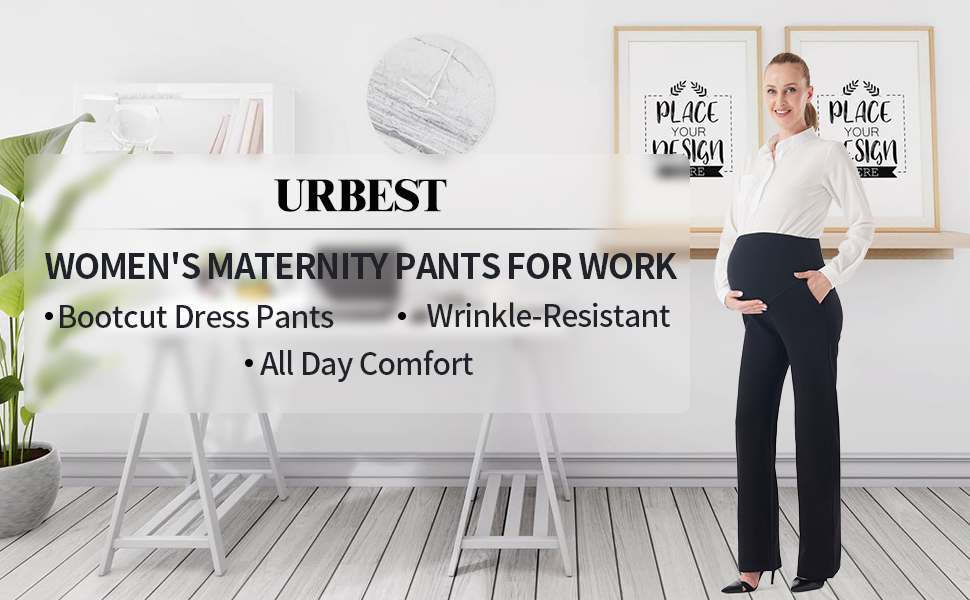 Women's Maternity Straight Leg Dress Pants