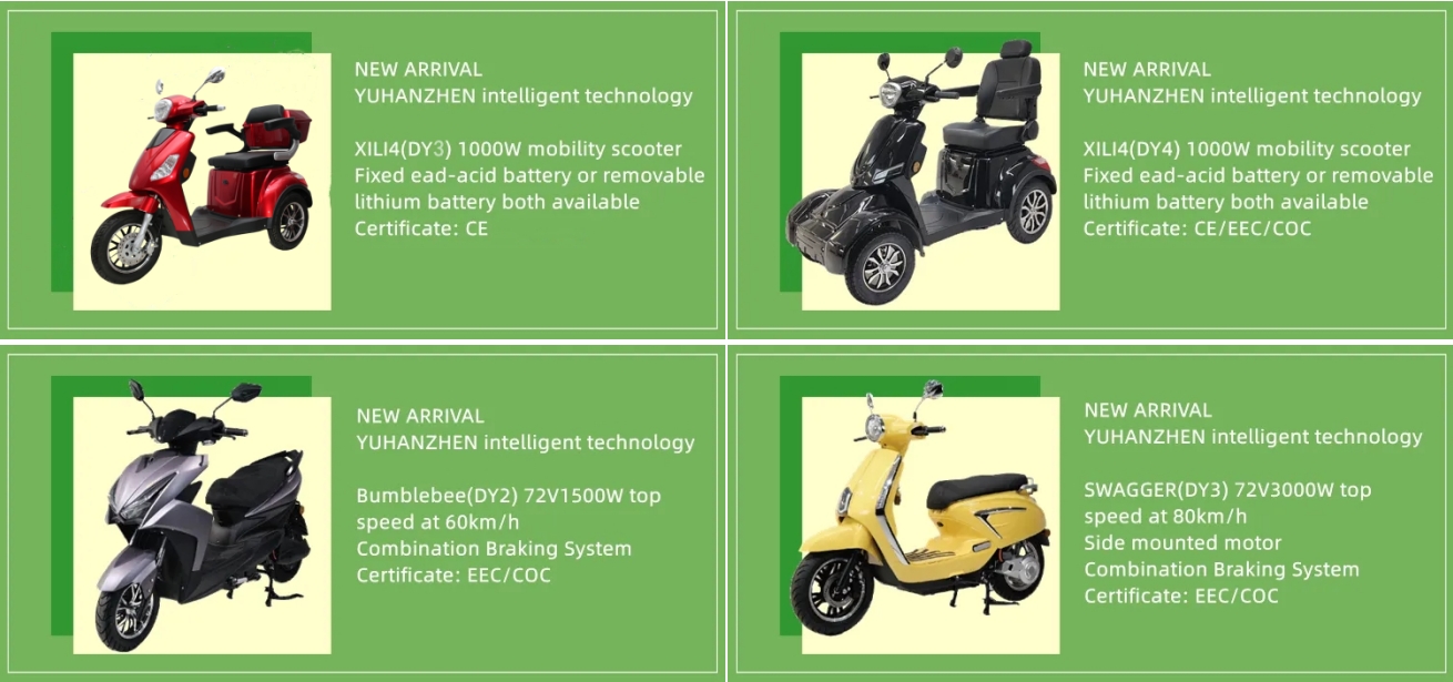 Three-Wheeled Fully Enclosed Handicap Scooter