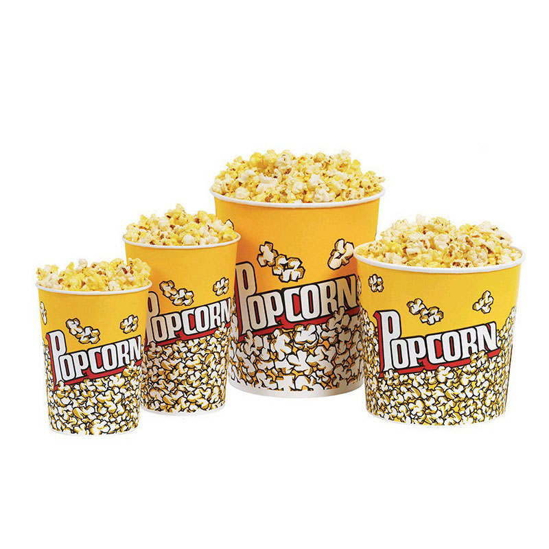 Popcorn Cup Popcorn Emballage Papier Baignoire pour Snack Food