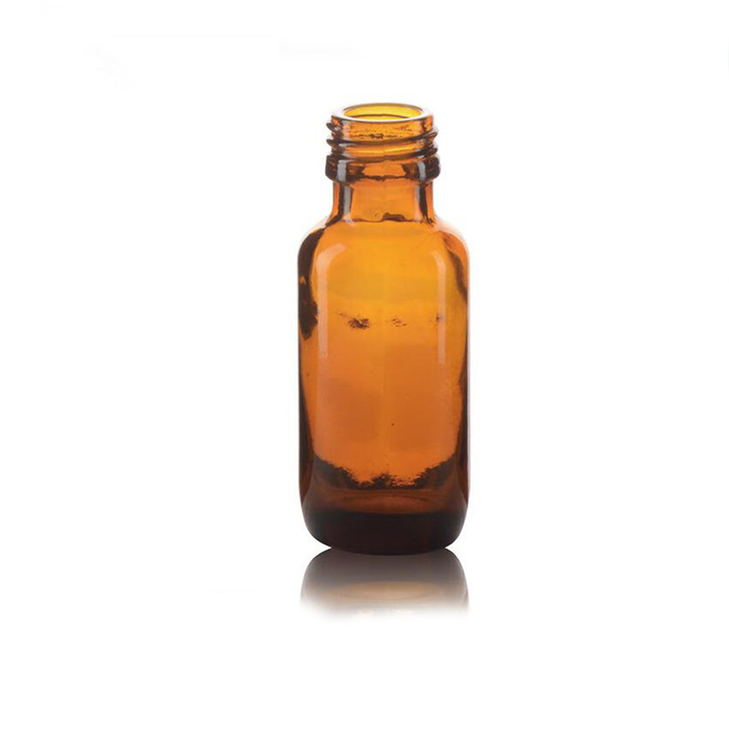 Bouteille pharmaceutique en verre ambre de haute qualité