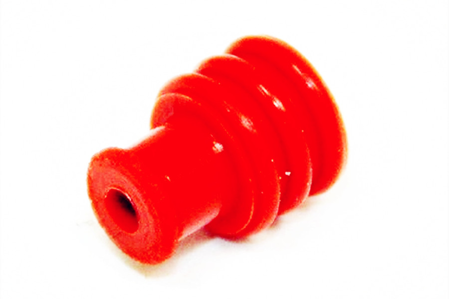 Joints en caoutchouc de silicone rouges pour protéger le câblage