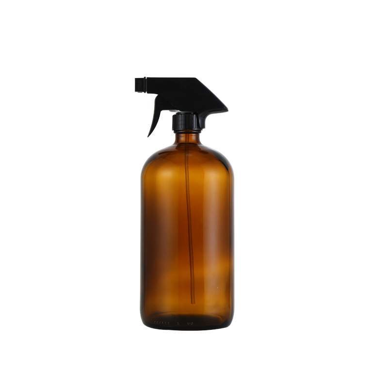 Bouteille de distributeur de savon liquide bronze ambre