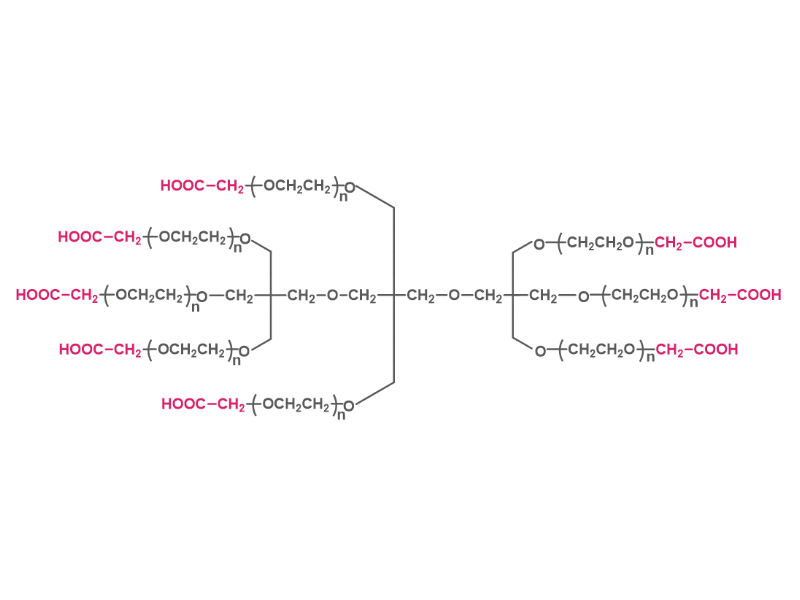 Acide carboxylique de poly (Ethylene glycol) à 8 bras (TP) [PEG-CM à 8 bras (TP)]