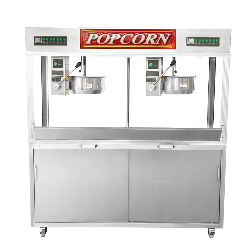 Twin Kettle Suspendu Popper Modèle Popcorn Machine 32 oz