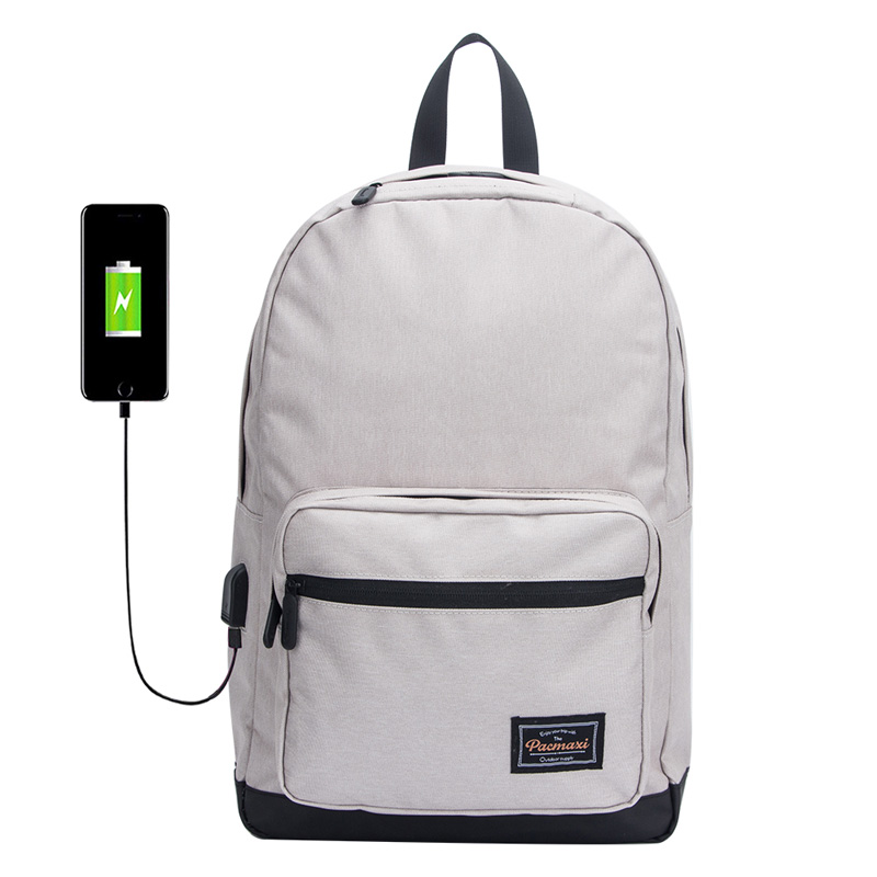 Sac de sac à dos pour ordinateur portable élégant designeur de concepteur USB pour les voyages et l'extérieur