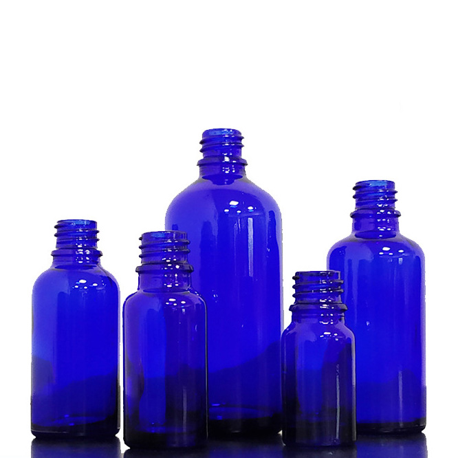 Diffuseur de bouteille de verre bleu 10 ml Huiles essentielles