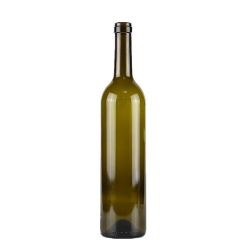Bouteilles de vin vert antique de 750 ml