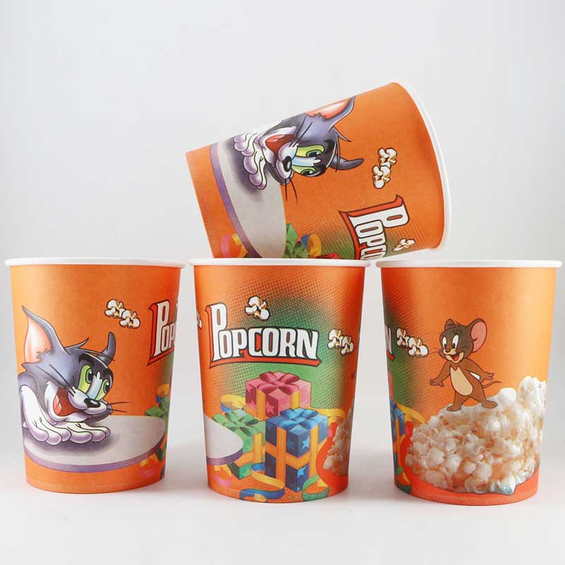 Popcorn TUP Popcorn Emballage Seau en papier pour collations