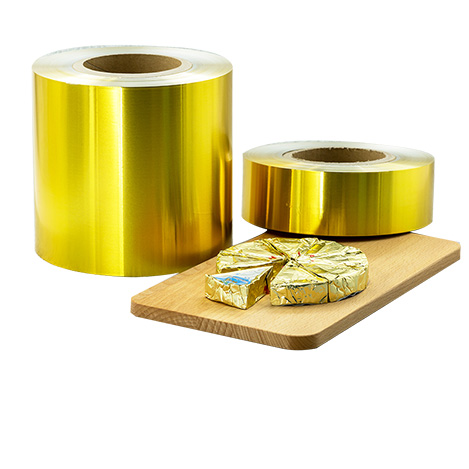 Feuille d'aluminium imprimée couleur pour le fromage d'emballage