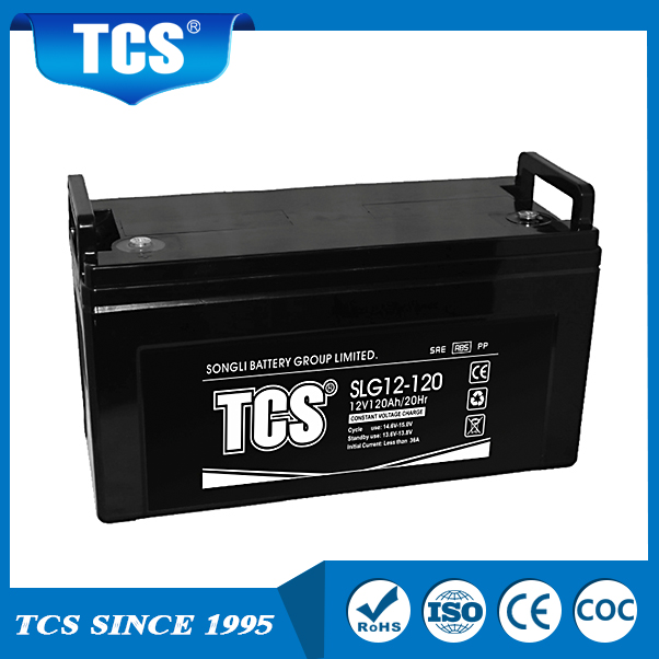 Batterie de gel de batterie de stockage SLG12-120 TCS Batterie