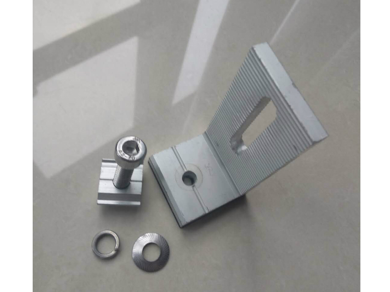 Angle de forme en aluminium L pour montage sur support PV