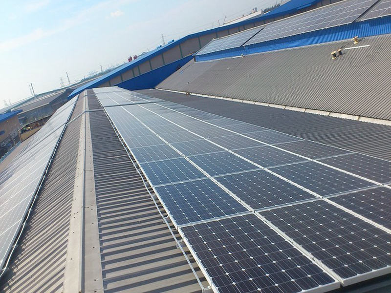 Système de montage sur le toit Montage solaire de toit en étain pour installation de panneau solaire