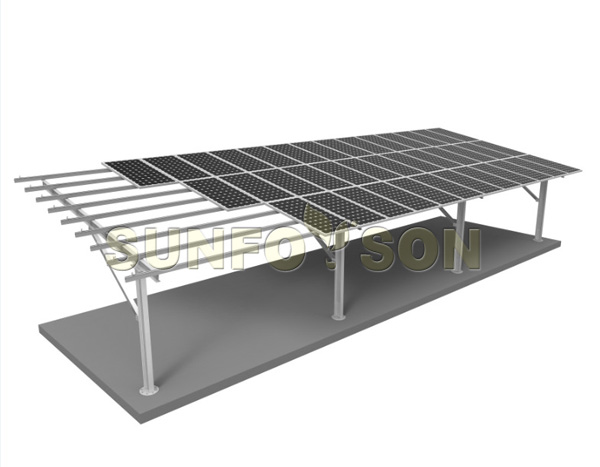 Support de carport solaire de type cantilever