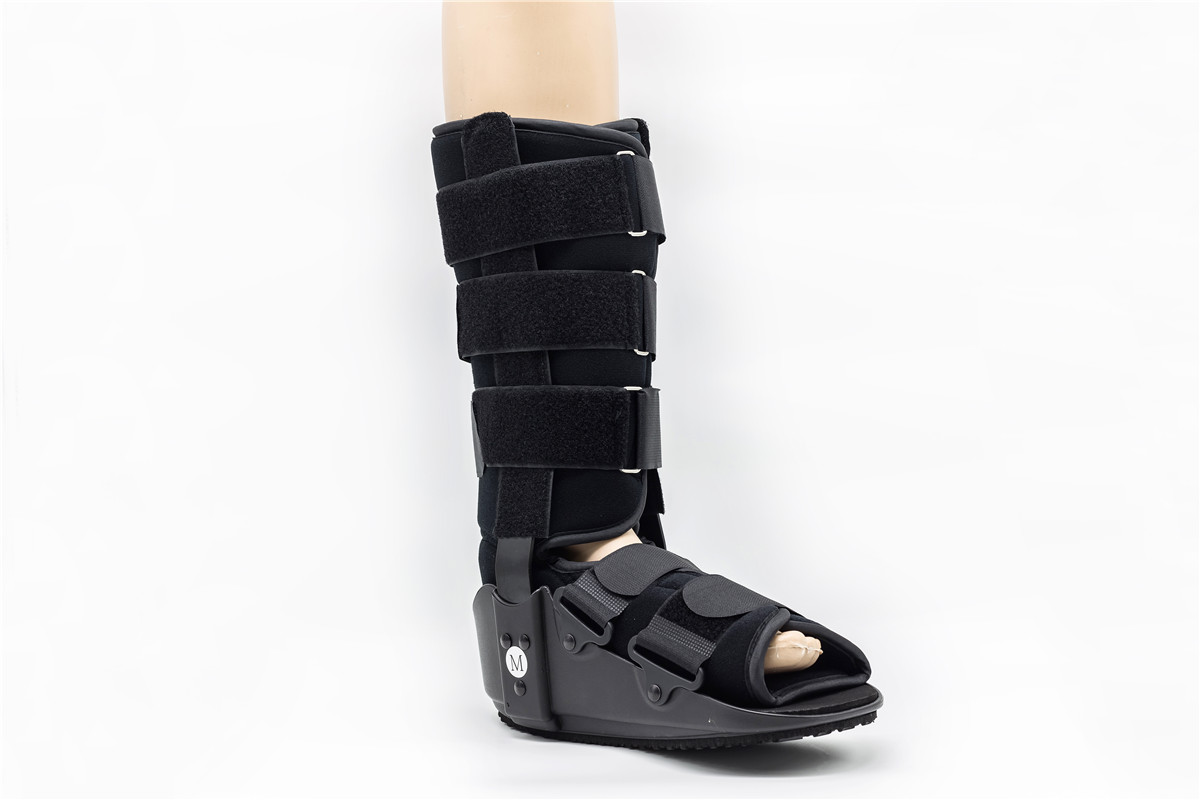 Bretelles de démarrage à came fixe de 17 "de 17" avec des séjours en aluminium pour une blessure ou un support de pied à la cheville brisé
