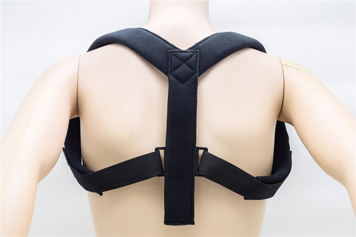 Clavicule ajustable Support Bretelles de la courroie de clavicule de la colonne vertébrale supérieure pour correcteur de posture