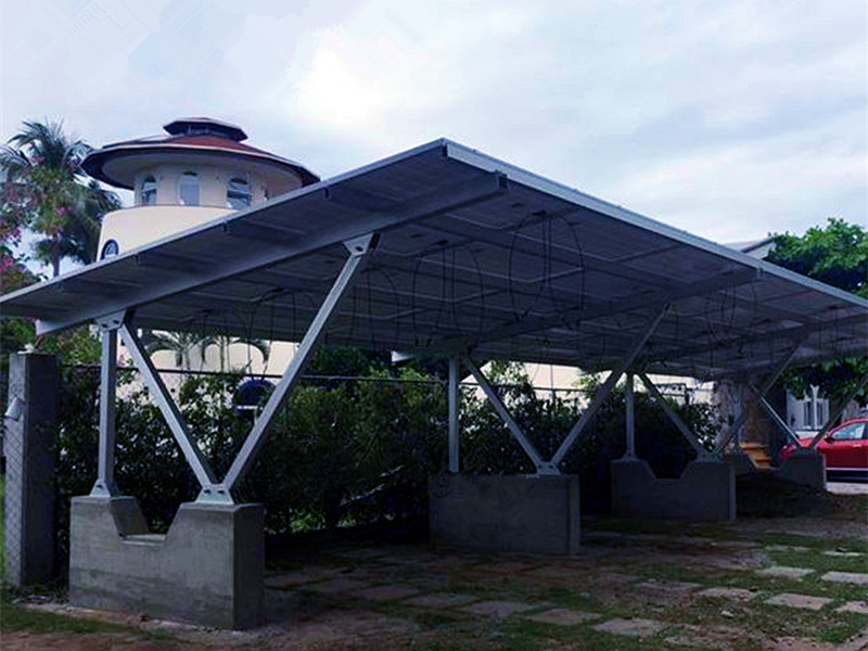 Structure de montage PV de carport solaire