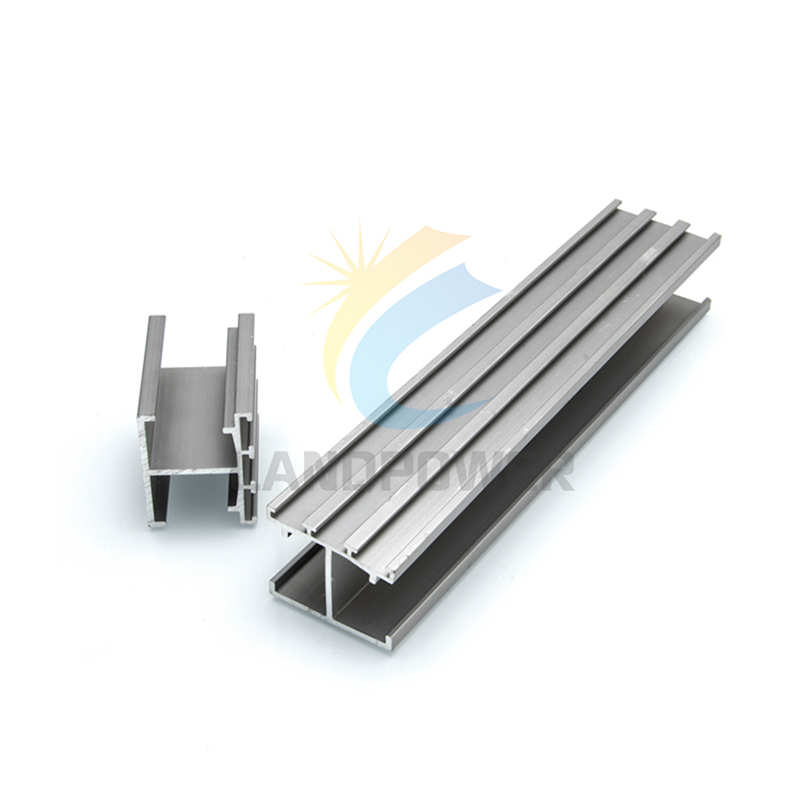 Rail d'aluminium de montage en panneau solaire