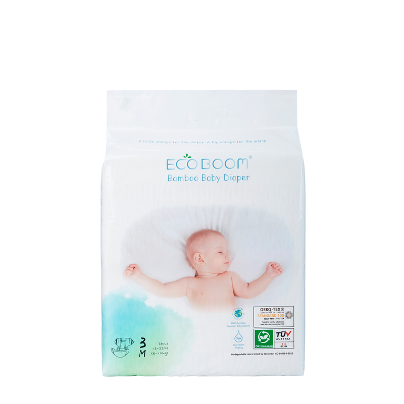 Eco Boom Baby Couche Big Pack Soft Hypoallergénique Taille M
