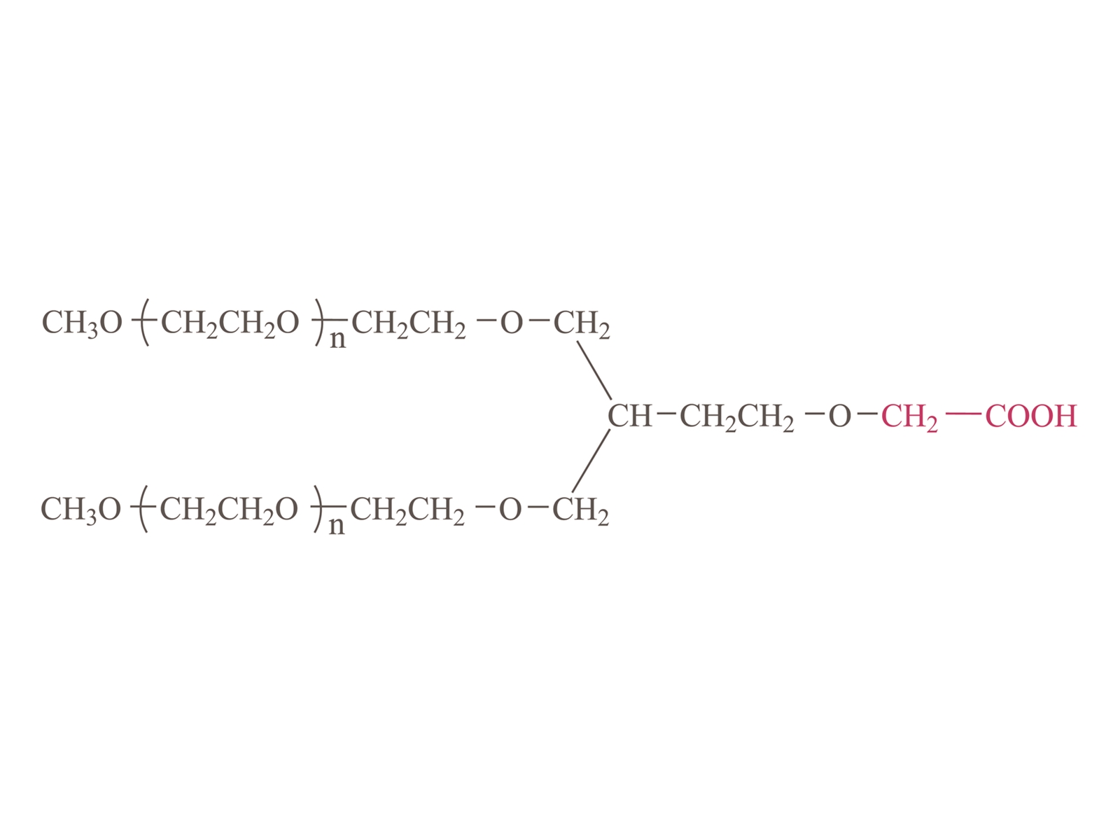 Méthoxypolie à 2 bras (éthylène glycol) carboxyméthyle (PT02) [PEG-CM à 2 bras (PT02)]