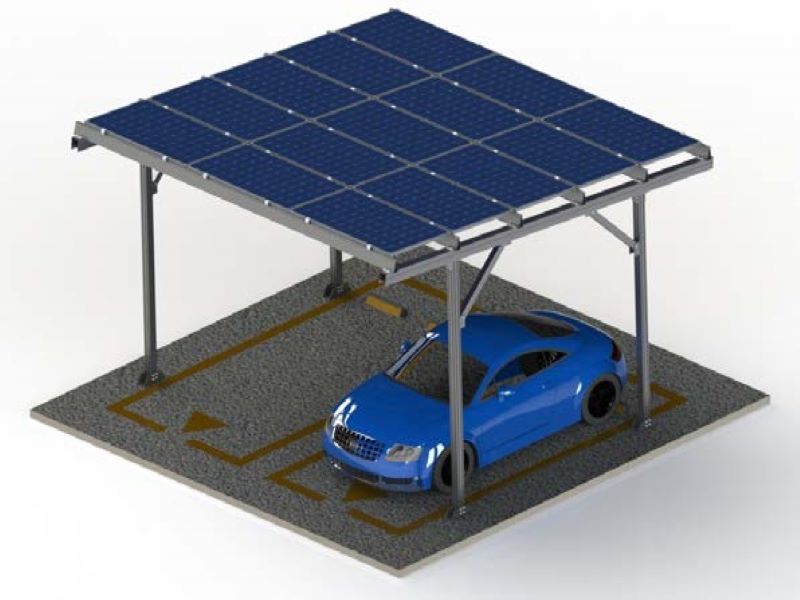 Système de montage à carport solaire
