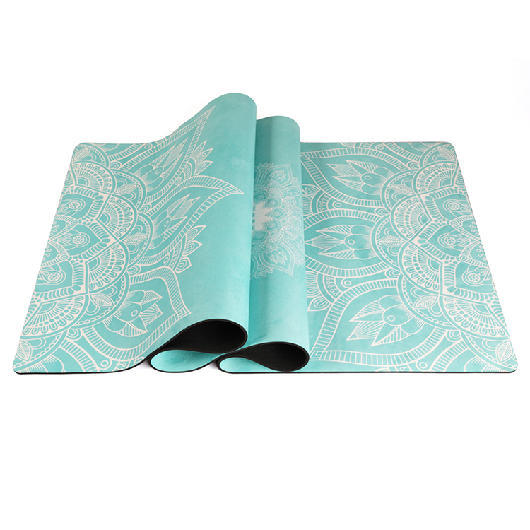 Tapis de yoga absorbant en caoutchouc naturel imprimé sur mesure