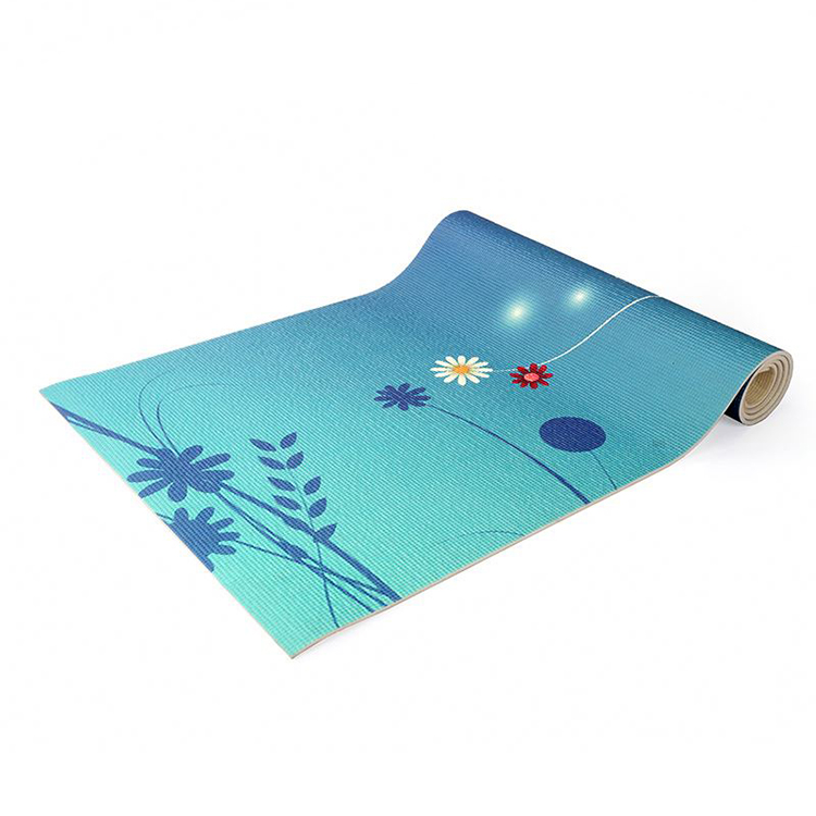 Imprimer personnalisé pas cher lavable imprimé numérique gymnastique gymnastique tapis de yoga en PVC
