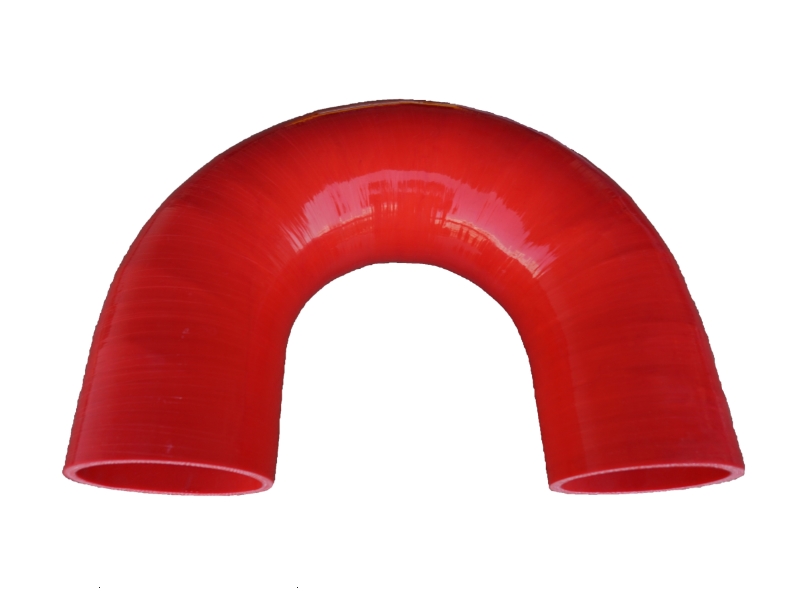 Tuyau en silicone en forme de tuyau de pliage rouge