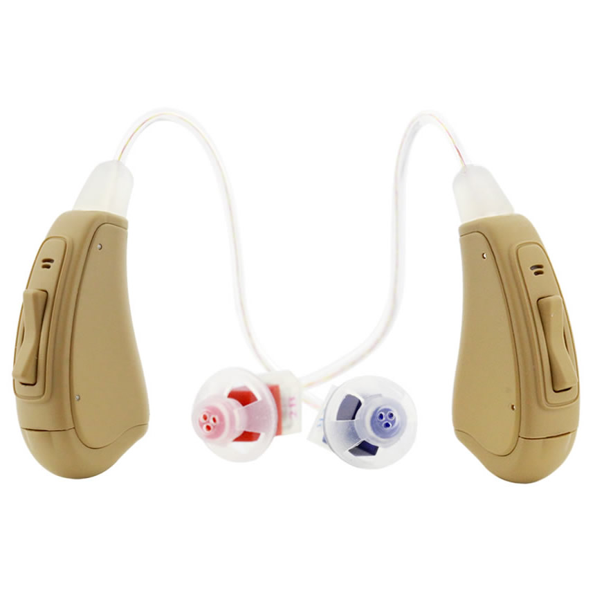 Haute clarté RIC Aides auditives, petites aides auditives à ciel ouvert BTE pour les sourds