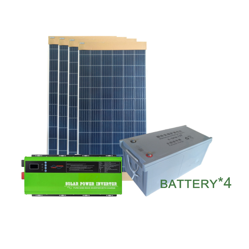2000W 48V Solution d'alimentation solaire de ménage de ménage
