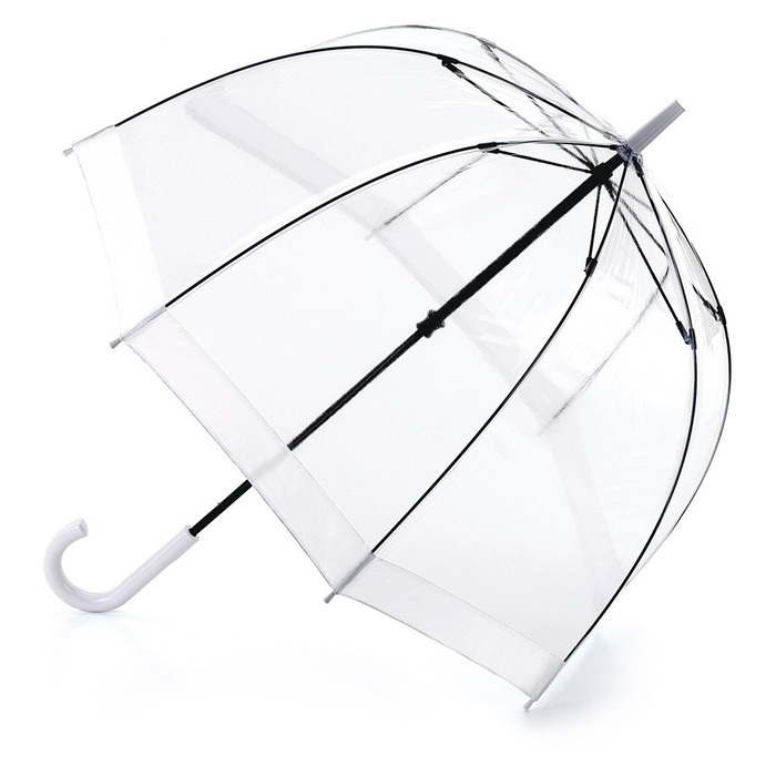 Parapluie de mariage de dôme transparent à la coupe coupe-vent