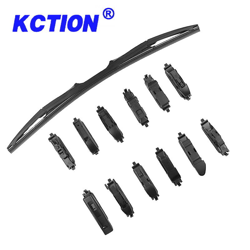 Kction – balai d'essuie-glace hybride multifonctionnel, 16 adaptateurs