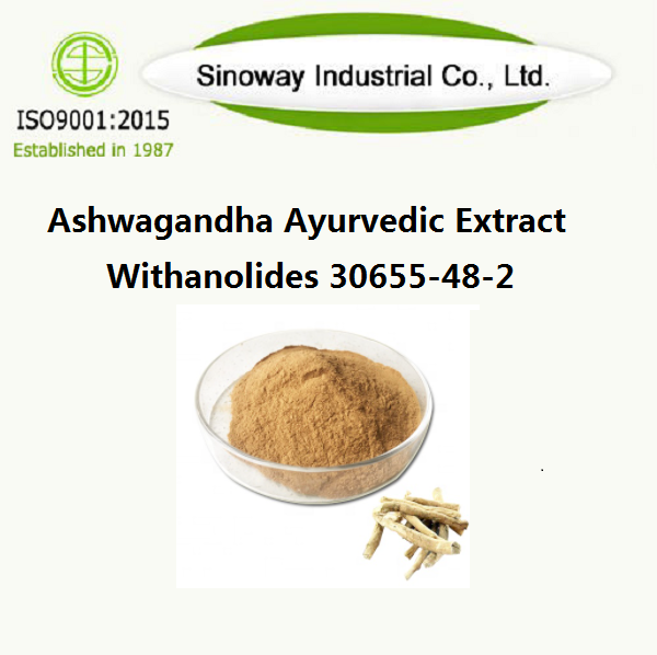 Extrait ayurvédique d'Ashwagandha Withanolides 30655-48-2