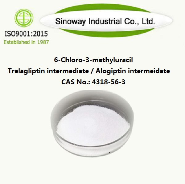 6-Chloro-3-méthyluracil / Intermédiaire de trélagliptine / Intermedidate d'alogiptine 4318-56-3