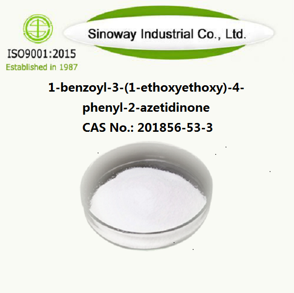 Chaîne latérale du paclitaxel (azélidinone) 1-benzoyl-3-(1-éthoxyéthoxy)-4-phényl-2-azétidinone 201856-53-3