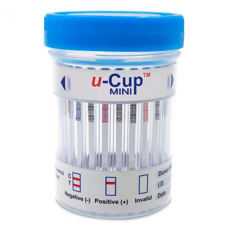Test rapide précis personnalisé Test de drogue multi-médicaments immédiat dans la tasse d'urine (personnalisable)