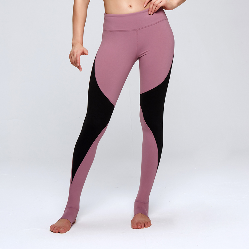 Pantalon de yoga à compression douce et confortable avec contrôle du ventre sur le talon