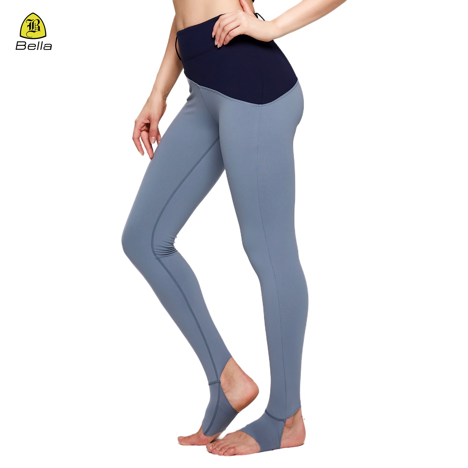 Pantalon de yoga à compression douce et confortable avec boucle de ceinture