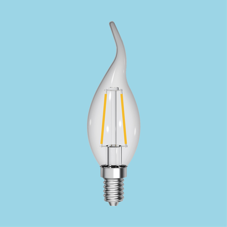 Ampoule LED TOPSTAR C35-2W à filament de bougie