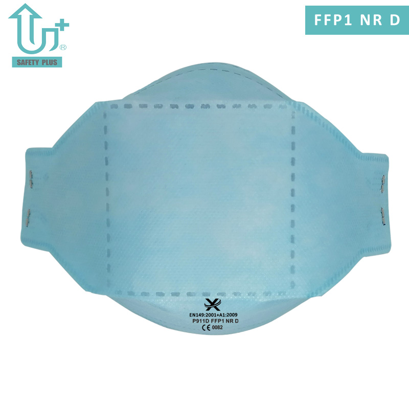 Offres spéciales 5 couches de tissu non tissé de qualité supérieure FFP1 Nrd filtre Grade équipement de protection individuelle masque respiratoire anti-poussière