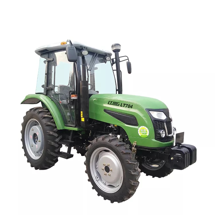 LTMG 4X4 roue 4WD 40hp 50hp 60hp 70hp 90hp 100hp tracteur chargeur frontal prix du tracteur agricole tracteur de jardin avec pièces en option