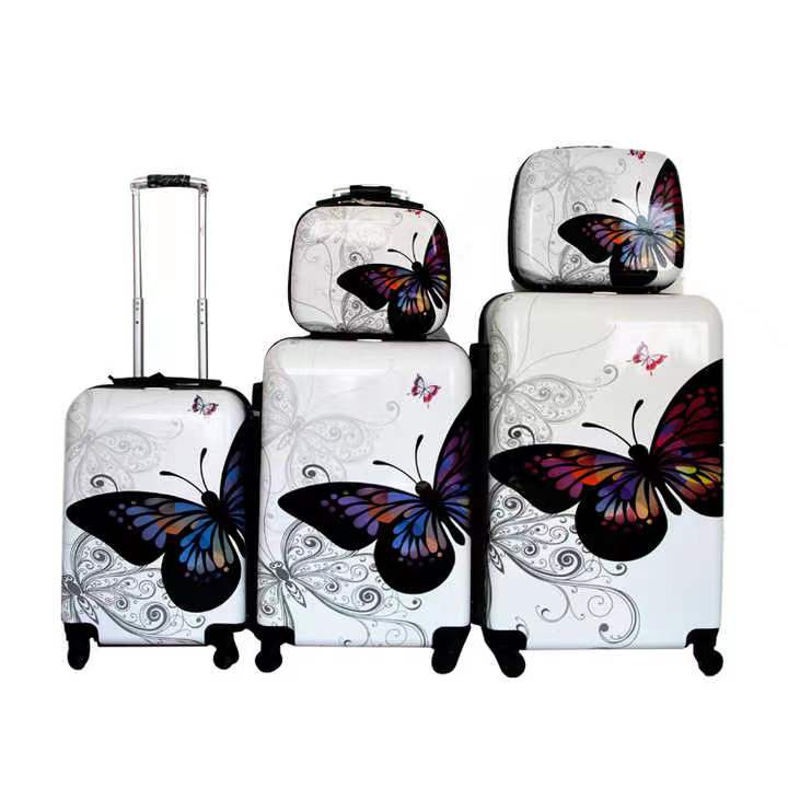 ARLOGOO valise personnalisée ABS + PC voyage impression bagages ensembles chariot bagages