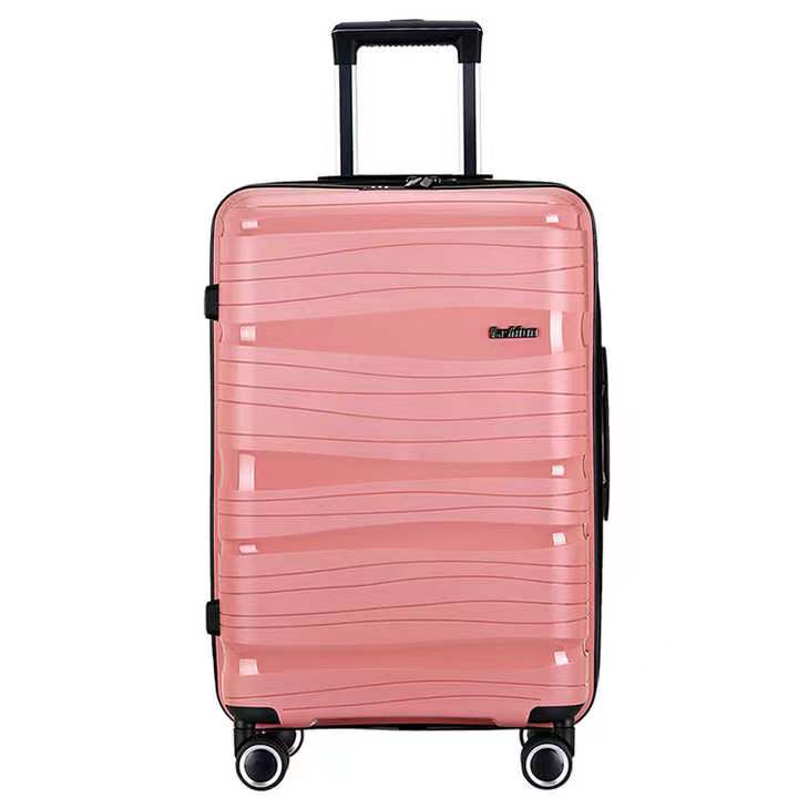 Le bagage extensible place les roues légères de fileur de valise de PP de Hardshell de 3 morceaux avec la serrure de TSA