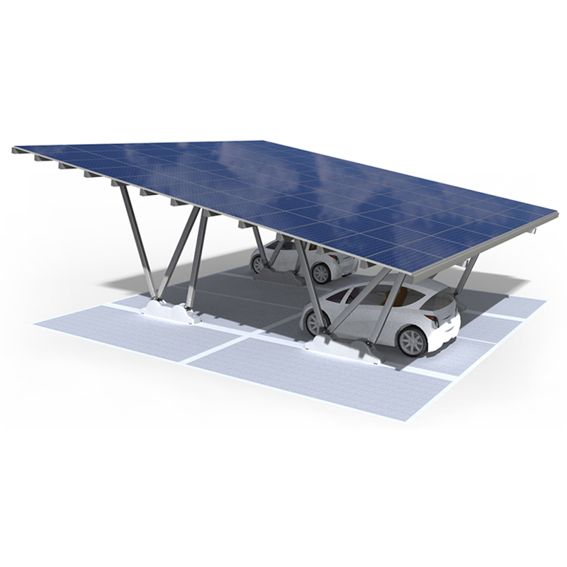 Montage de carport solaire étanche en aluminium en gros